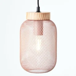 Luminaires Scandinaves-Luminaires Brilliant Suspension Brilliant Giada Rose, 1 lumière