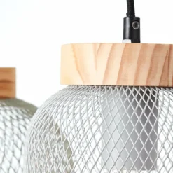 Luminaires Scandinaves-Luminaires Brilliant Suspension Brilliant Giada Noir, 3 lumières