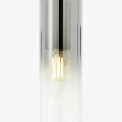 Suspension Verre Fumé-Luminaires Brilliant Suspension Brilliant Glasini Noir, 1 lumière