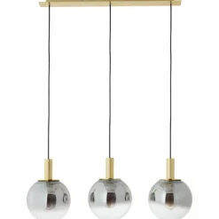 Luminaires Brilliant Suspension Brilliant Gould Or, 3 lumières