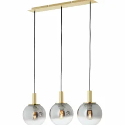Luminaires Brilliant Suspension Brilliant Gould Or, 3 lumières