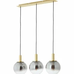 Luminaires Brilliant Suspension Brilliant Gould Or, 3 lumières