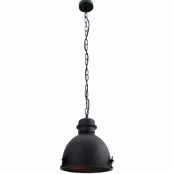 Lampes Industrielles-Luminaires Brilliant Suspension Brilliant Kiki Noir, 1 lumière