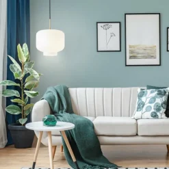 Luminaires Brilliant Suspension Brilliant Kleon Or, 1 lumière