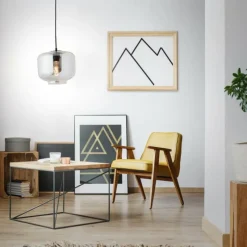 Luminaires Brilliant Suspension Brilliant Kleon Noir, 1 lumière