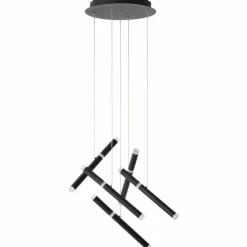 Luminaires Brilliant Suspension Brilliant Lagano LED Noir, 1 lumière* Suspensions