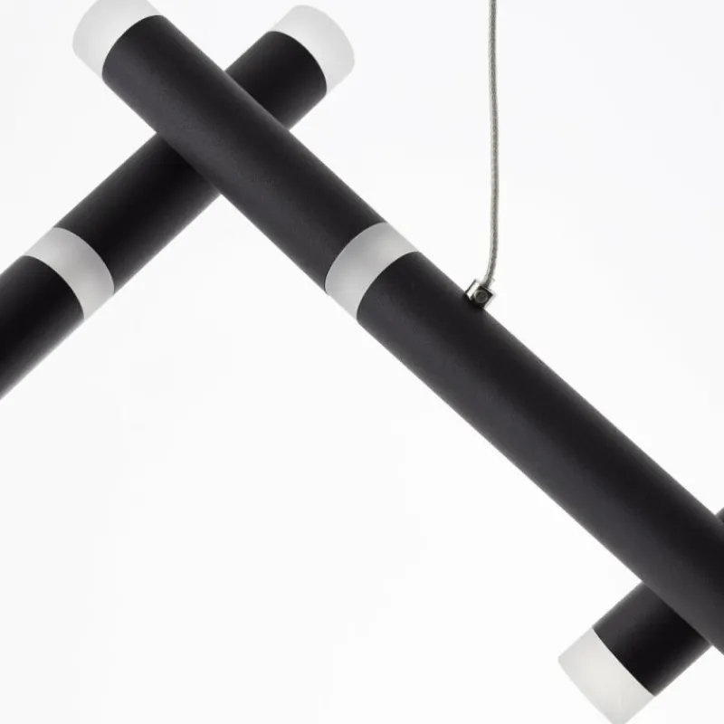 Luminaires Brilliant Suspension Brilliant Lagano LED Noir, 1 lumière* Éclairage Led