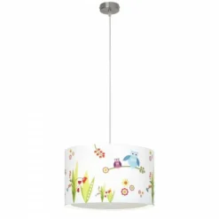 Lampes En Tissu-Luminaires Brilliant Suspension Brilliant Leuchten Birds Multicolore, Blanc, 1 lumière