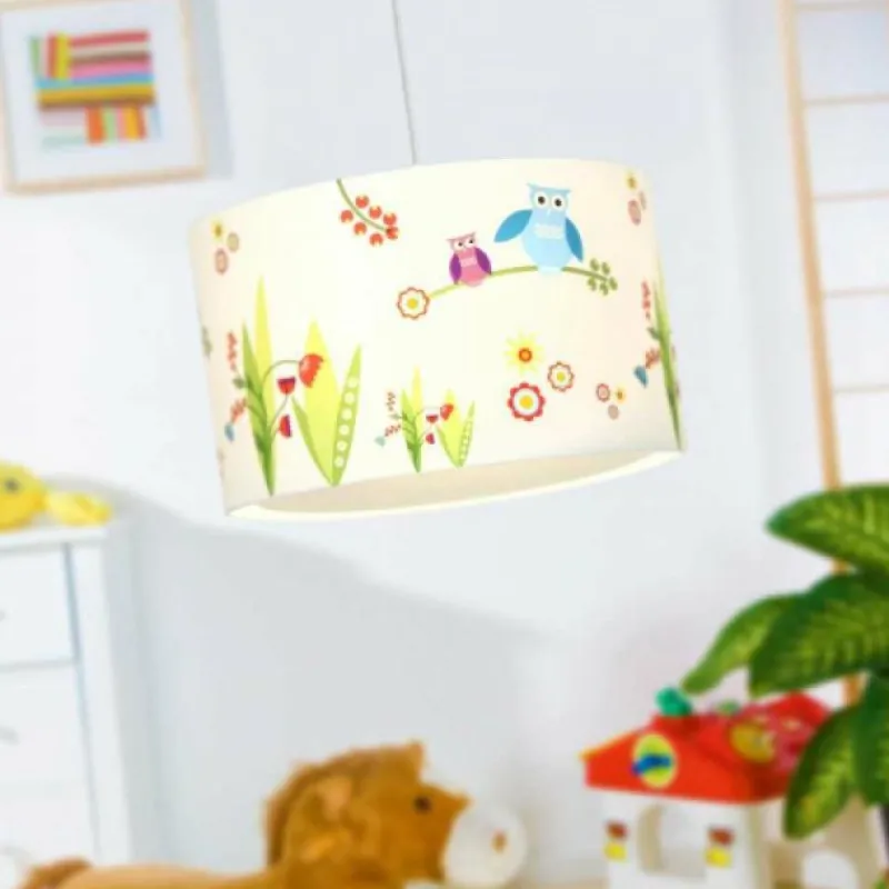 Lampes En Tissu-Luminaires Brilliant Suspension Brilliant Leuchten Birds Multicolore, Blanc, 1 lumière