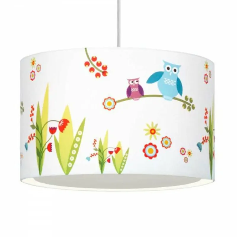 Lampes En Tissu-Luminaires Brilliant Suspension Brilliant Leuchten Birds Multicolore, Blanc, 1 lumière
