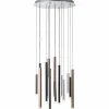 Luminaires Brilliant Suspension Brilliant Living Cembalo LED Brun, 16 lumières* Éclairage Led