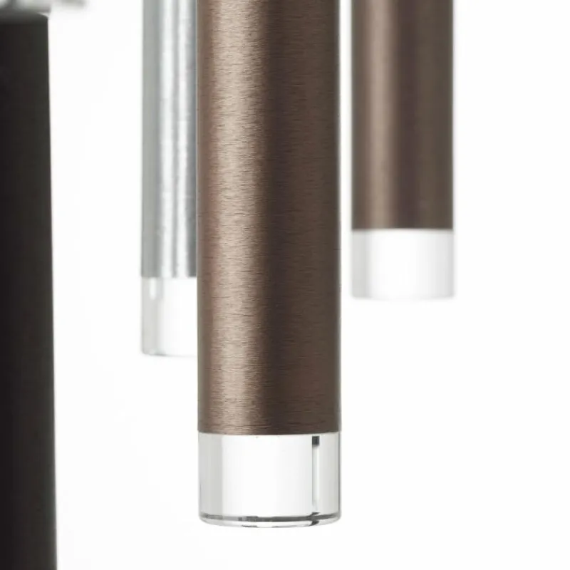 Luminaires Brilliant Suspension Brilliant Living Cembalo LED Brun, 16 lumières* Éclairage Led