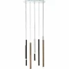 Luminaires Brilliant Suspension Brilliant Living Cembalo LED Brun, 8 lumières* Éclairage Led