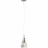 Suspension Verre Fumé-Luminaires Brilliant Suspension Brilliant Living Drops Chrome, 1 lumière