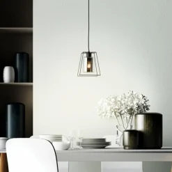 Luminaires Scandinaves-Luminaires Brilliant Suspension Brilliant Luxor Noir, 1 lumière