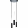 Luminaires Brilliant Suspension Brilliant Marty LED Noir, 3 lumières* Éclairage Led