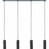 Luminaires Brilliant Suspension Brilliant Marty LED Noir, 4 lumières* Suspensions