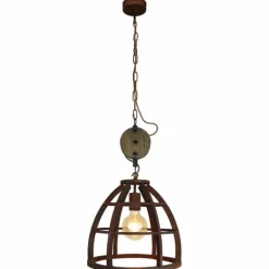 Luminaires Rustiques-Luminaires Brilliant Suspension Brilliant Matrix 2 Rouille, 1 lumière