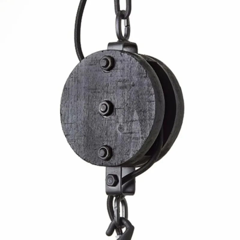 Style Boho-Chic-Luminaires Brilliant Suspension Brilliant Matrix Wood Noir, 1 lumière