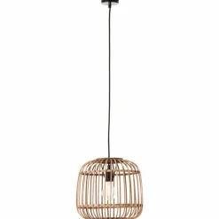 Luminaires Rustiques-Luminaires Brilliant Suspension Brilliant Nikka Noir, 1 lumière