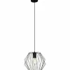 Luminaires Brilliant Suspension Brilliant Noris Noir, 1 lumière* Suspensions