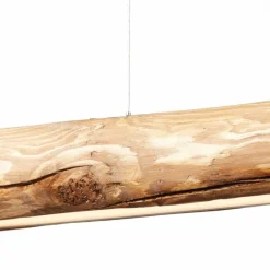 Luminaires Rustiques-Luminaires Brilliant Suspension Brilliant Odun LED Bois clair, Noir, 1 lumière