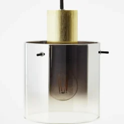 Lampes Dorées-Luminaires Brilliant Suspension Brilliant Osaki Or, 1 lumière