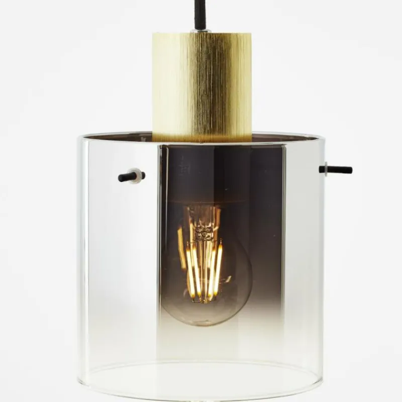 Lampes Dorées-Luminaires Brilliant Suspension Brilliant Osaki Or, 3 lumières