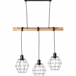 Luminaires Rustiques-Luminaires Brilliant Suspension Brilliant Ottawa Écru, 3 lumières