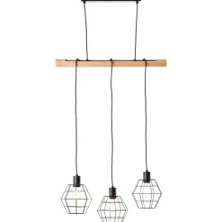 Luminaires Rustiques-Luminaires Brilliant Suspension Brilliant Ottawa Écru, 3 lumières