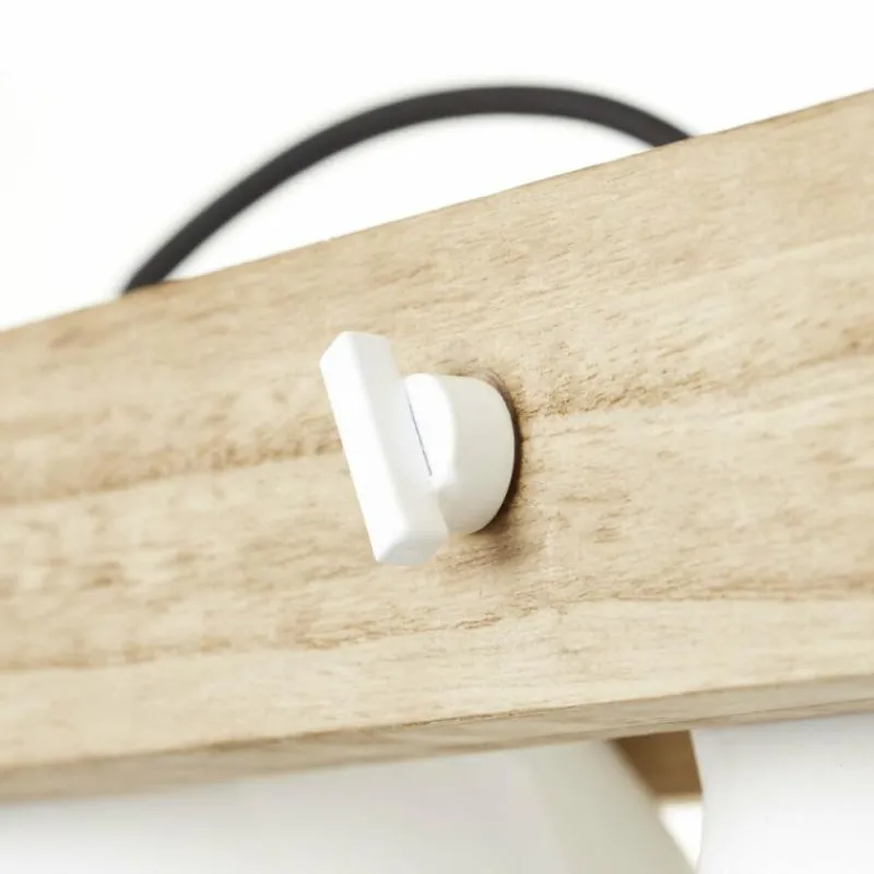 Luminaires Scandinaves-Luminaires Brilliant Suspension Brilliant Plow Bois clair, Blanc, 3 lumières