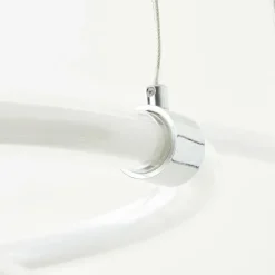 Luminaires Brilliant Suspension Brilliant Poolen LED Argenté, 1 lumière, Télécommandes* Éclairage Led