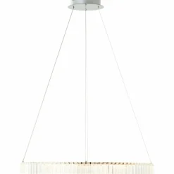 Luminaires Brilliant Suspension Brilliant Queen LED Argenté, 1 lumière, Télécommandes* Éclairage Led