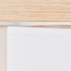 Lampes En Tissu-Luminaires Brilliant Suspension Brilliant Rayan Bois clair, Noir, 4 lumières