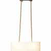 Lampes En Tissu-Luminaires Brilliant Suspension Brilliant SAILOR Blanc, 2 lumières
