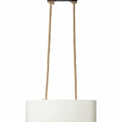 Lampes En Tissu-Luminaires Brilliant Suspension Brilliant SAILOR Blanc, 2 lumières