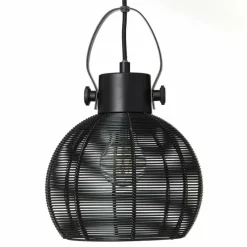 Lampes Vintages & Rétros-Luminaires Brilliant Suspension Brilliant Sambo Noir, 3 lumières