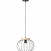 Luminaires Rustiques-Luminaires Brilliant Suspension Brilliant SORANA Bois foncé, Noir, 1 lumière