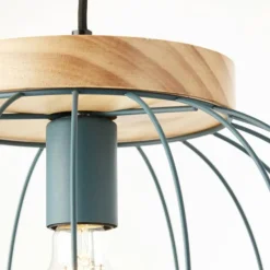 Luminaires Scandinaves-Luminaires Brilliant Suspension Brilliant Sorana Bleu, 1 lumière