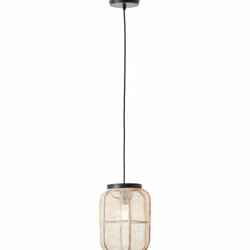 Lampes En Tissu-Luminaires Brilliant Suspension Brilliant Tannah Noir, 1 lumière