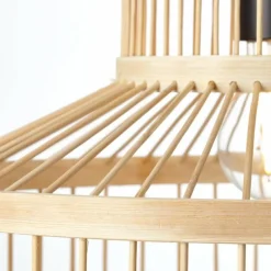 Luminaires Rustiques-Luminaires Brilliant Suspension Brilliant Teva Brun, Noir, 1 lumière