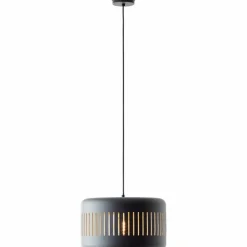 Lampes Dorées-Luminaires Brilliant Suspension Brilliant Tyas Noir, 1 lumière