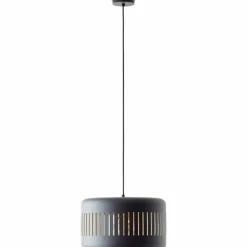Lampes Dorées-Luminaires Brilliant Suspension Brilliant Tyas Noir, 1 lumière
