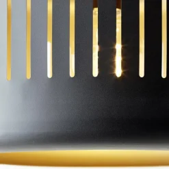 Lampes Dorées-Luminaires Brilliant Suspension Brilliant Tyas Noir, 1 lumière