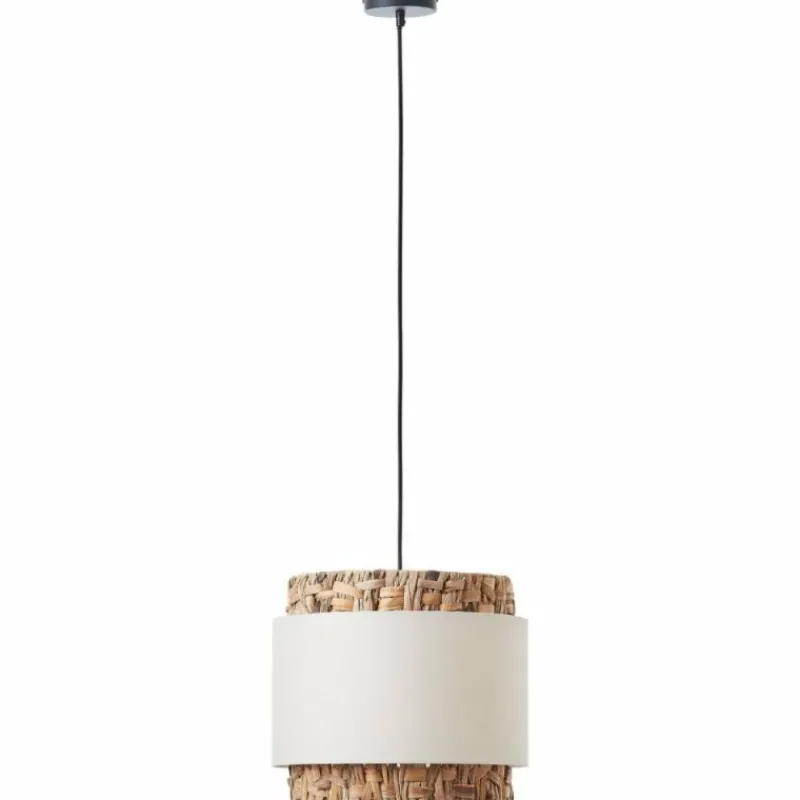 Lampes En Tissu-Luminaires Brilliant Suspension Brilliant Waterlilly Noir, 1 lumière