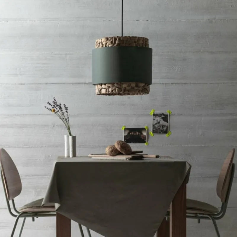 Lampes En Tissu-Luminaires Brilliant Suspension Brilliant Waterlilly Noir, 1 lumière