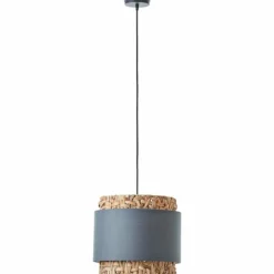 Lampes En Tissu-Luminaires Brilliant Suspension Brilliant Waterlilly Noir, 1 lumière