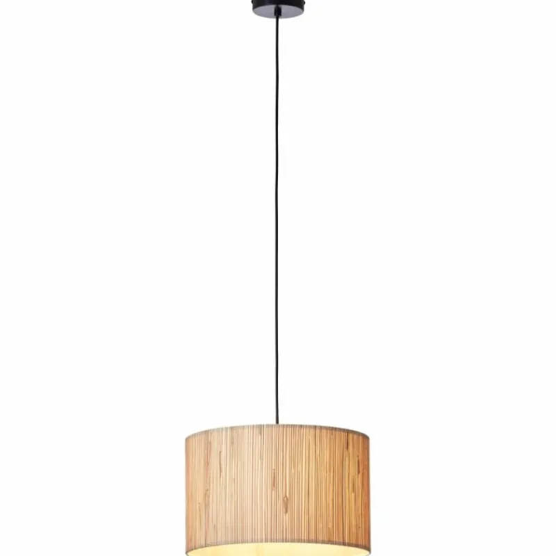 Luminaires Rustiques-Luminaires Brilliant Suspension Brilliant Wimea Noir, 1 lumière