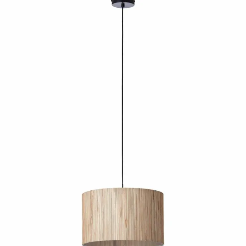 Luminaires Rustiques-Luminaires Brilliant Suspension Brilliant Wimea Noir, 1 lumière