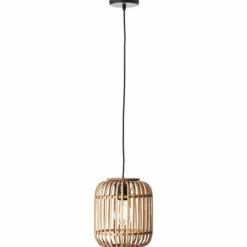 Style Boho-Chic-Luminaires Brilliant Suspension Brilliant Woodrow Brun, 1 lumière